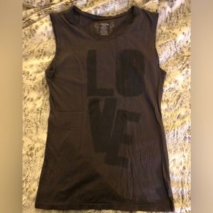 NWOT Billabong Love grey tank top - S/M